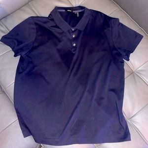 Theory Mens Polo Shirt Midnight Blue almost Black